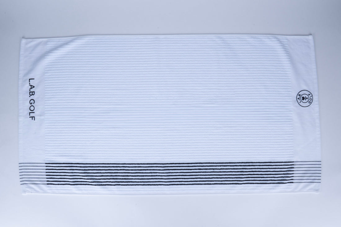 Classic Caddy Towel - White