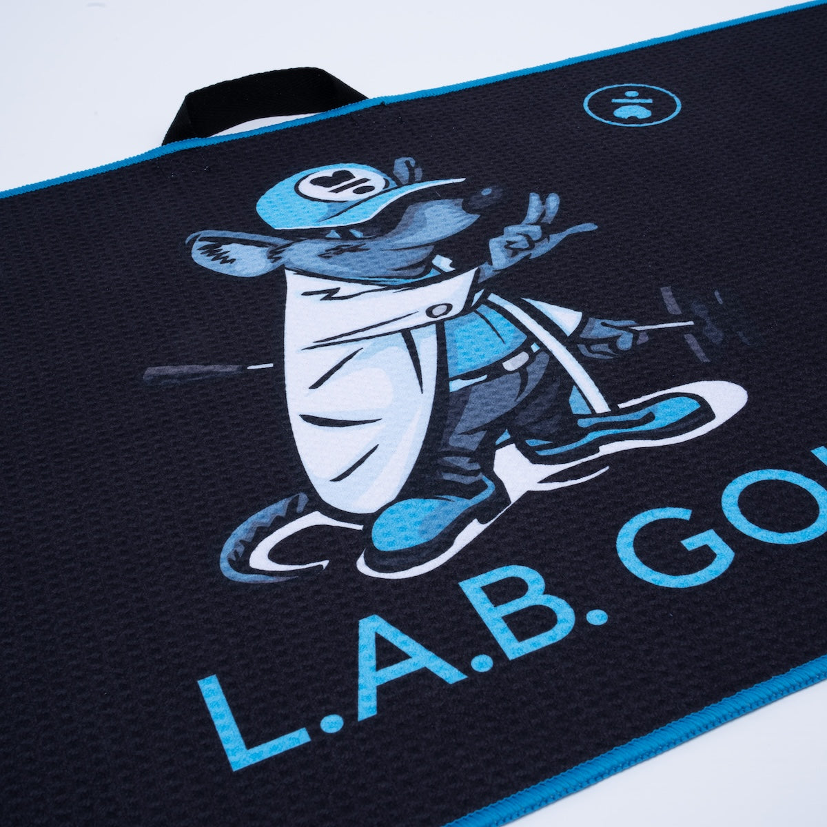 L.A.B. Chill Rat Scrubber Towel - Black