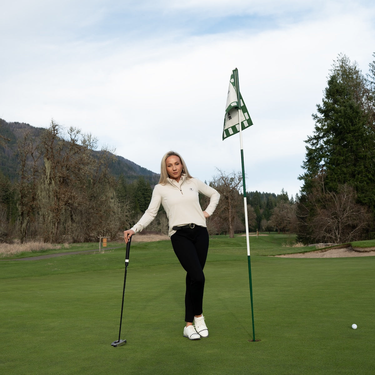 L.A.B. x Rhone Women's Course to Court Q-Zip - XS