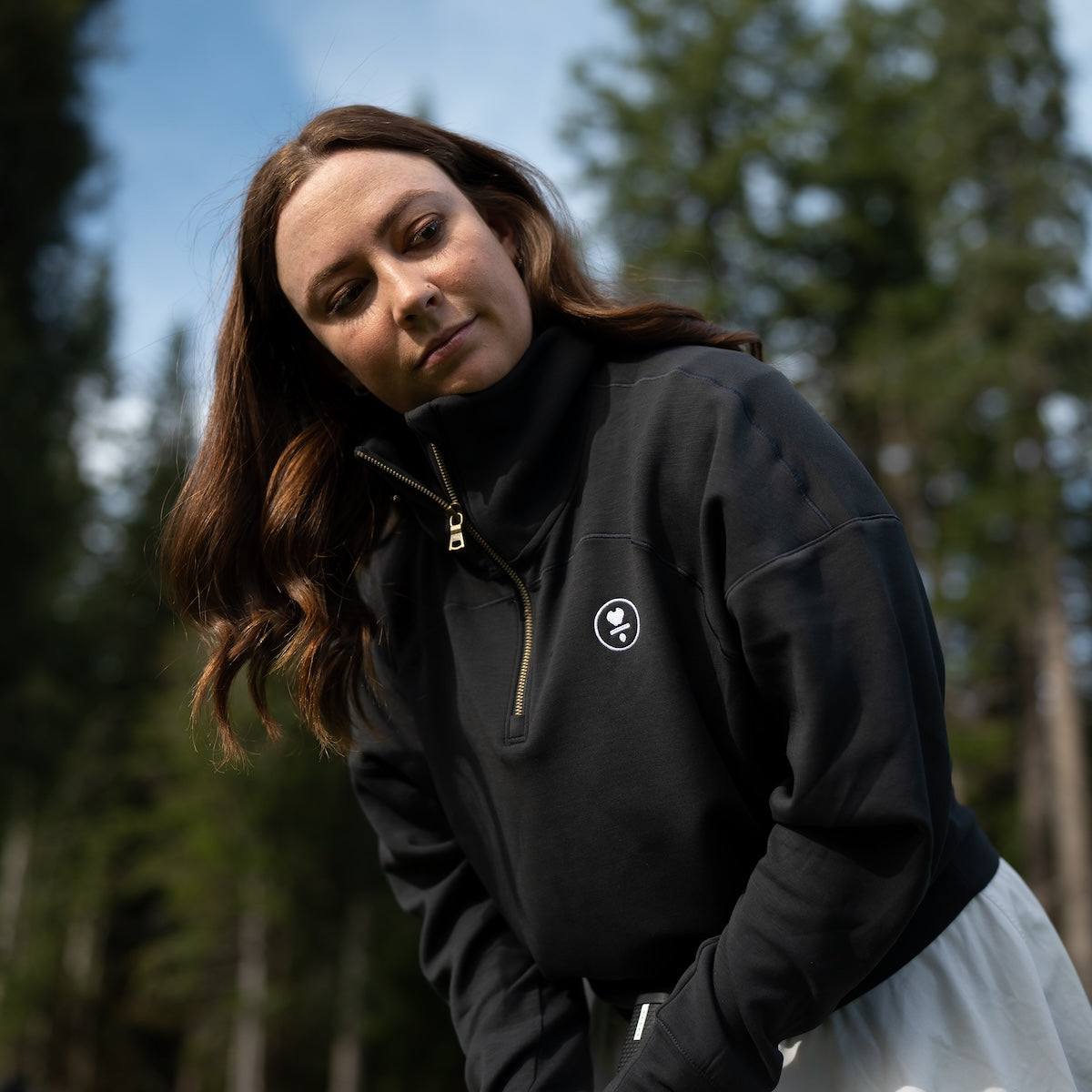 L.A.B. x Rhone Women's Dreamglow Half Zip - XS