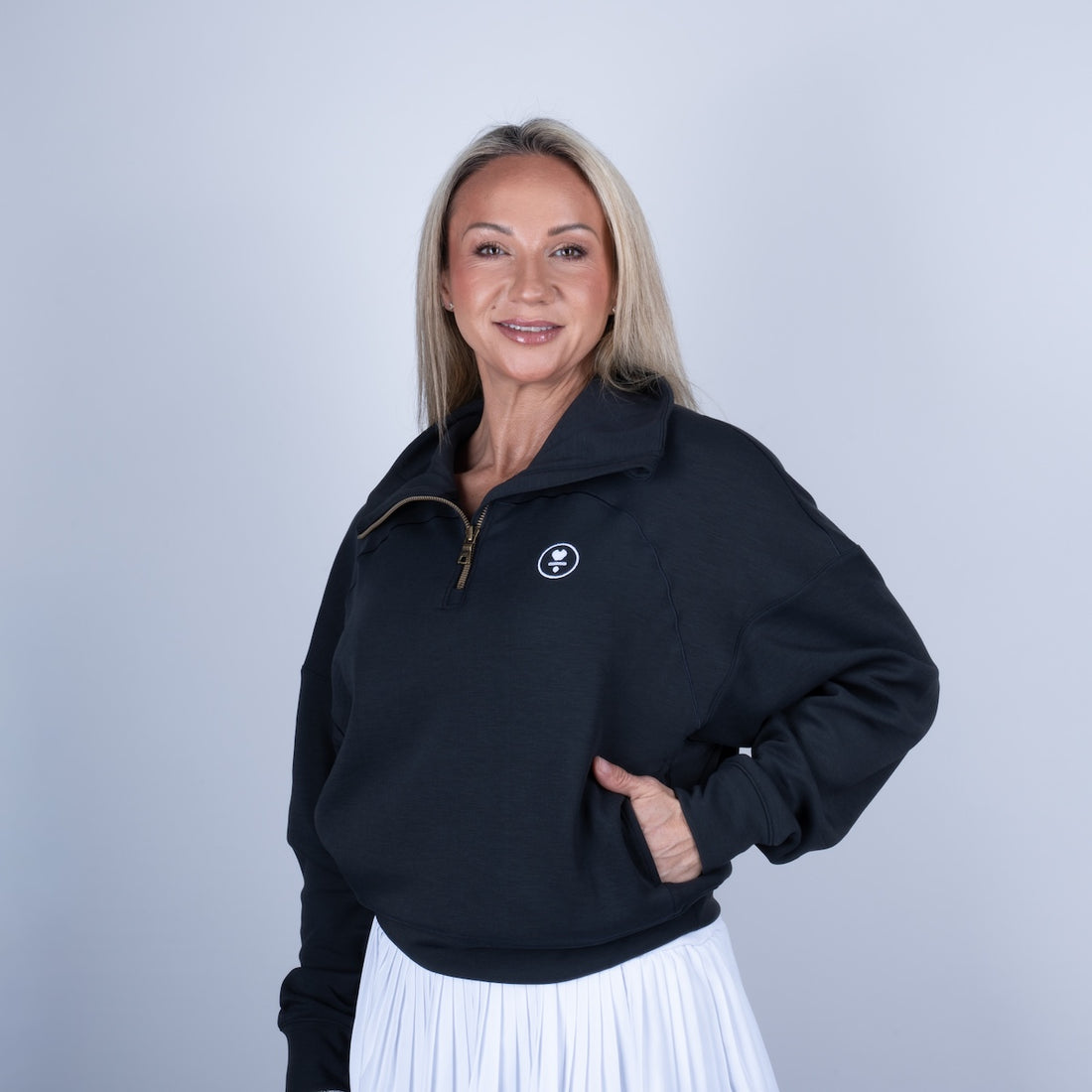 L.A.B. x Rhone Women's Dreamglow Half Zip - XS