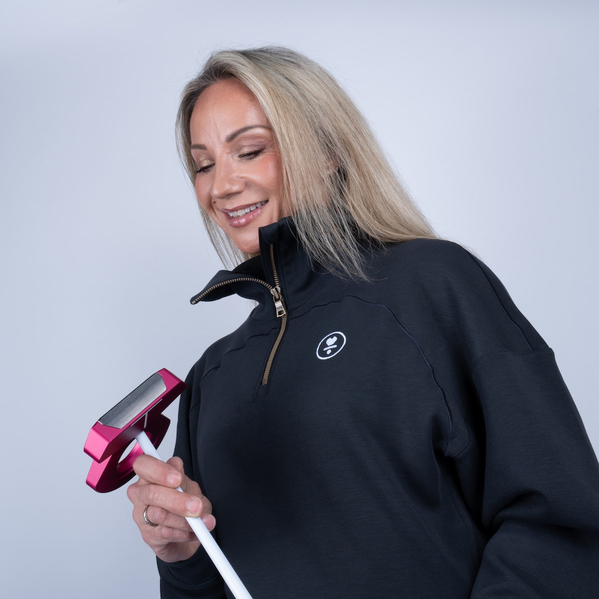 L.A.B. x Rhone Women's Dreamglow Half Zip - XS