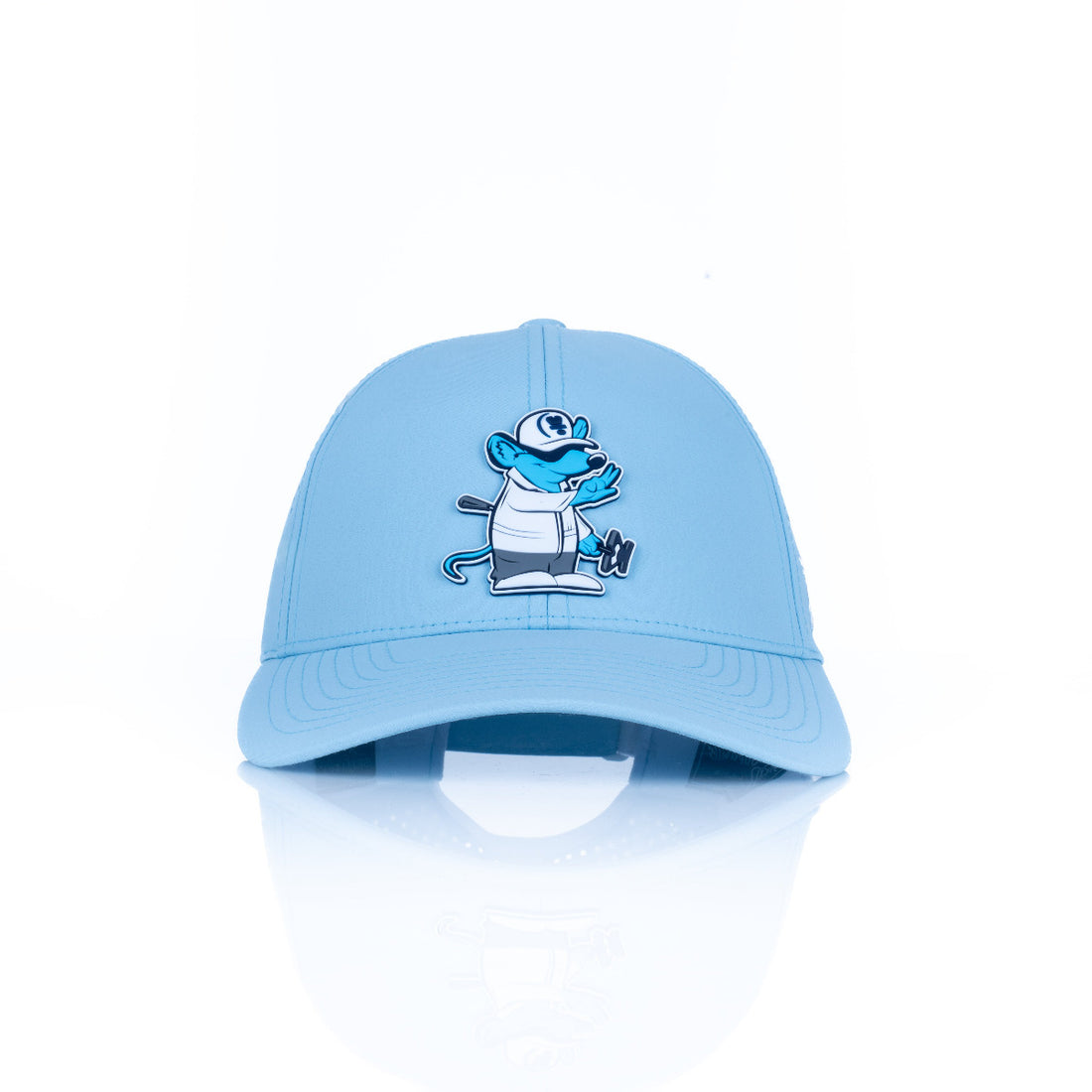 Curved Performance L.A.B. Rat Hat - Sky Blue