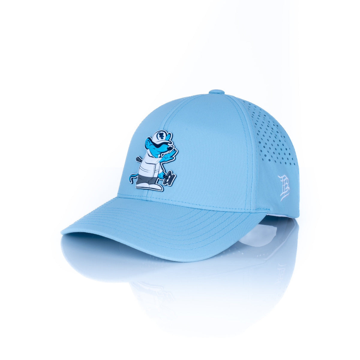 Curved Performance L.A.B. Rat Hat - Sky Blue