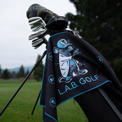 L.A.B. Chill Rat Scrubber Towel - Black