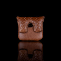L.A.B. x Tremont Leather Braid Brandy Headcover