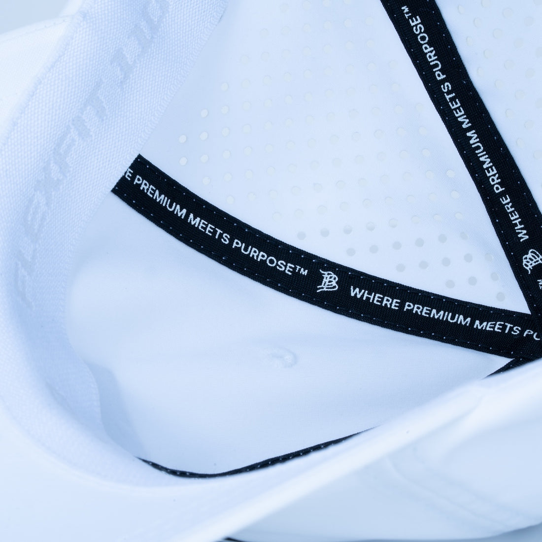 Performance Dad Hat - L.A.B. Patch - White