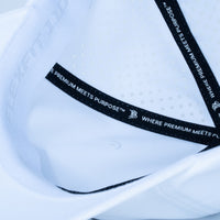 Performance Dad Hat - L.A.B. Patch - White