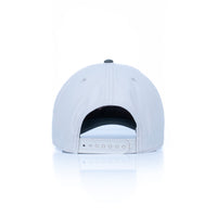 Curved 5-Panel Canvas Hat - Mountains - Beige/Vintage Loden