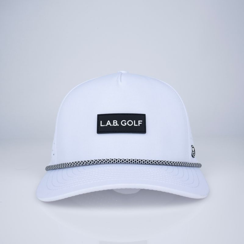 Two-Tone Rope Hat - White