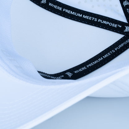 Curved Performance L.A.B. Rat Hat - White