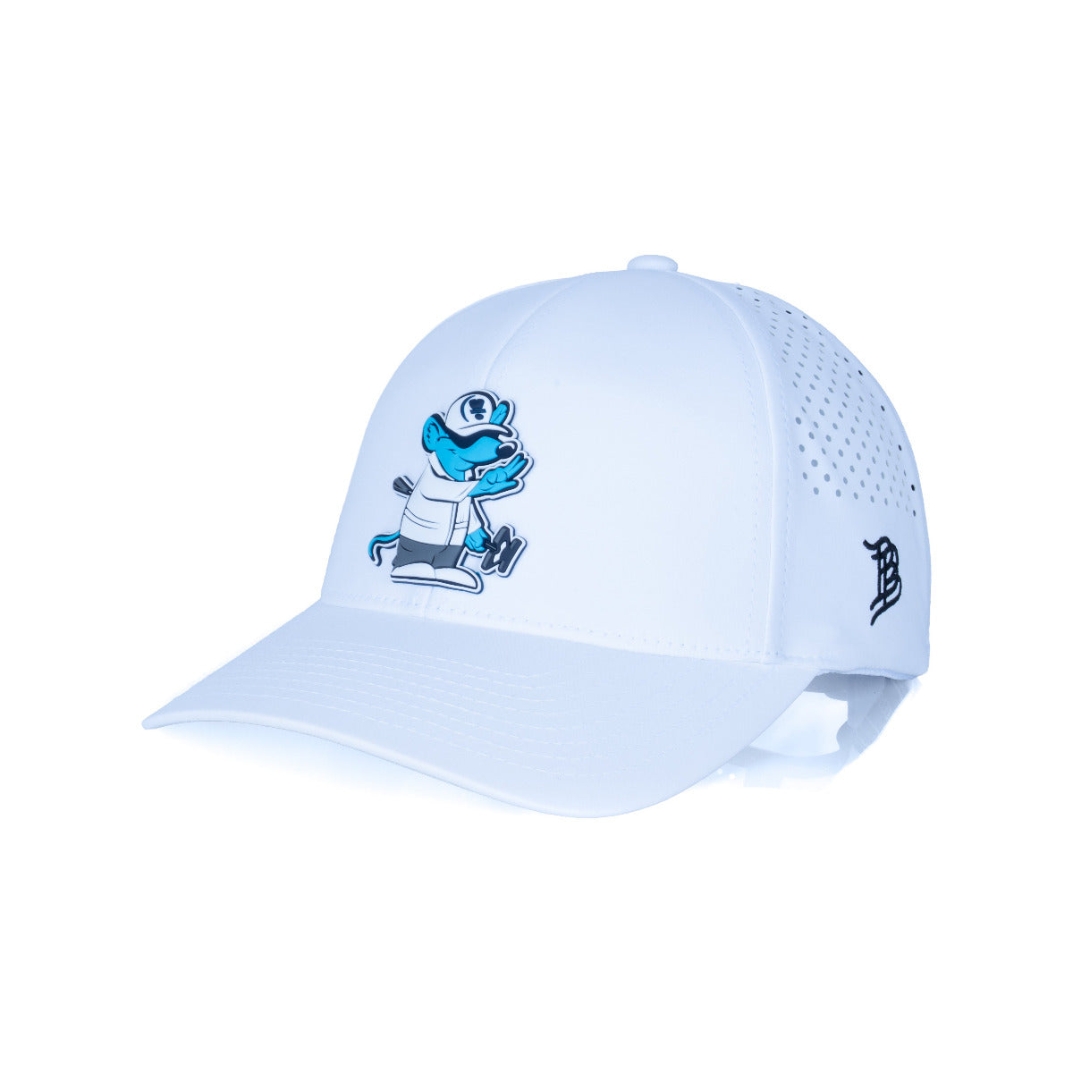 Curved Performance L.A.B. Rat Hat - White