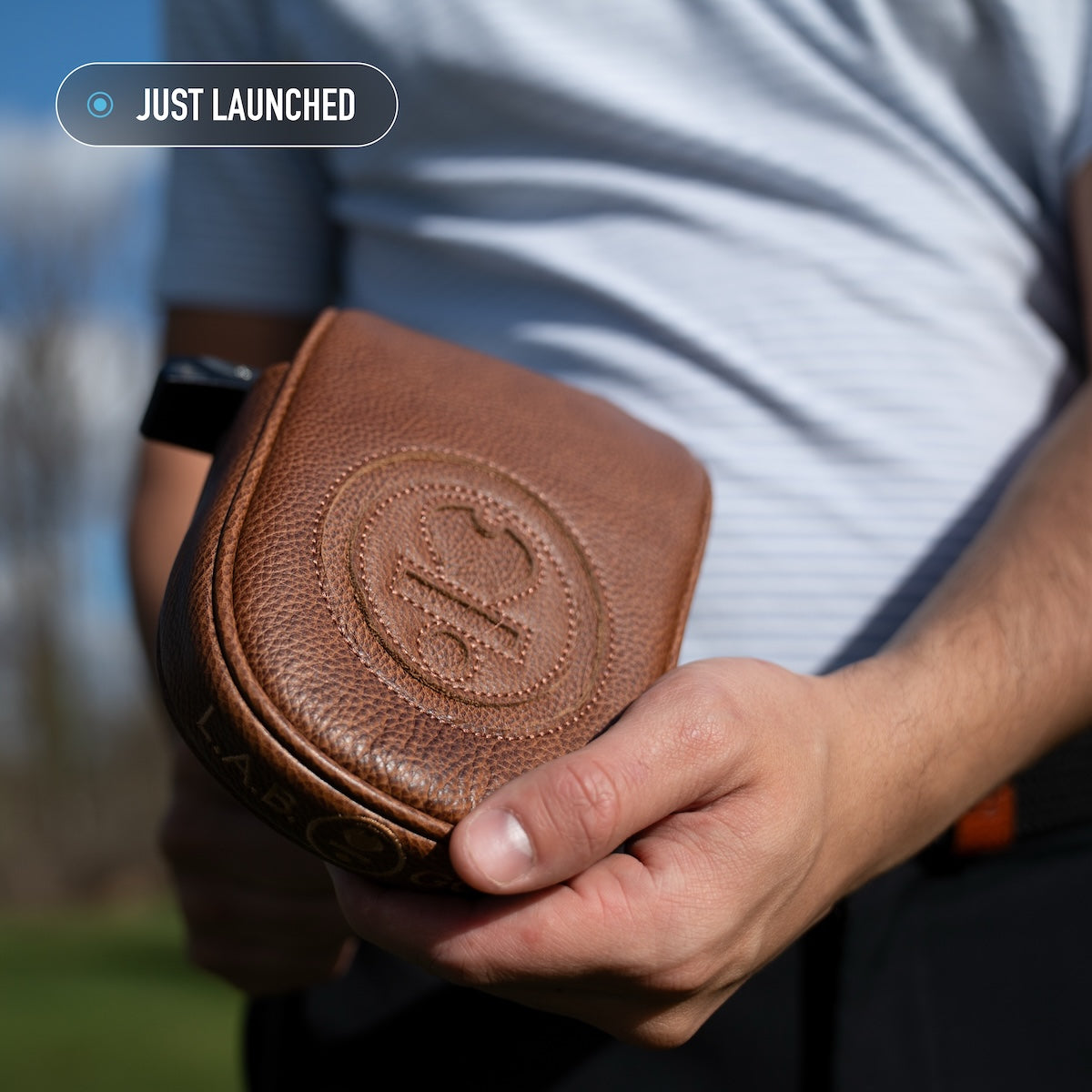 Distressed Leather Headcover - DF3